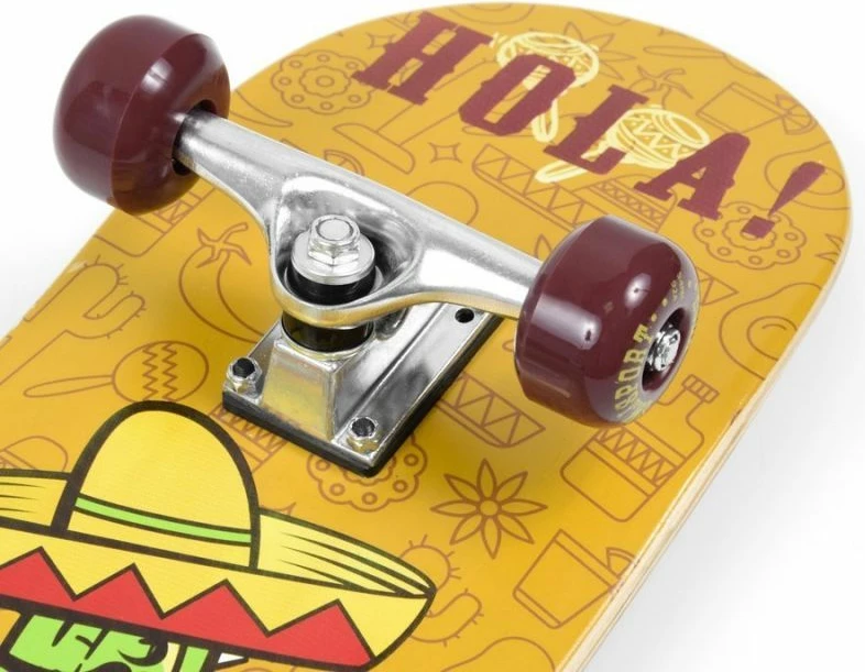 Klasičen skateboard SMJ, rumen