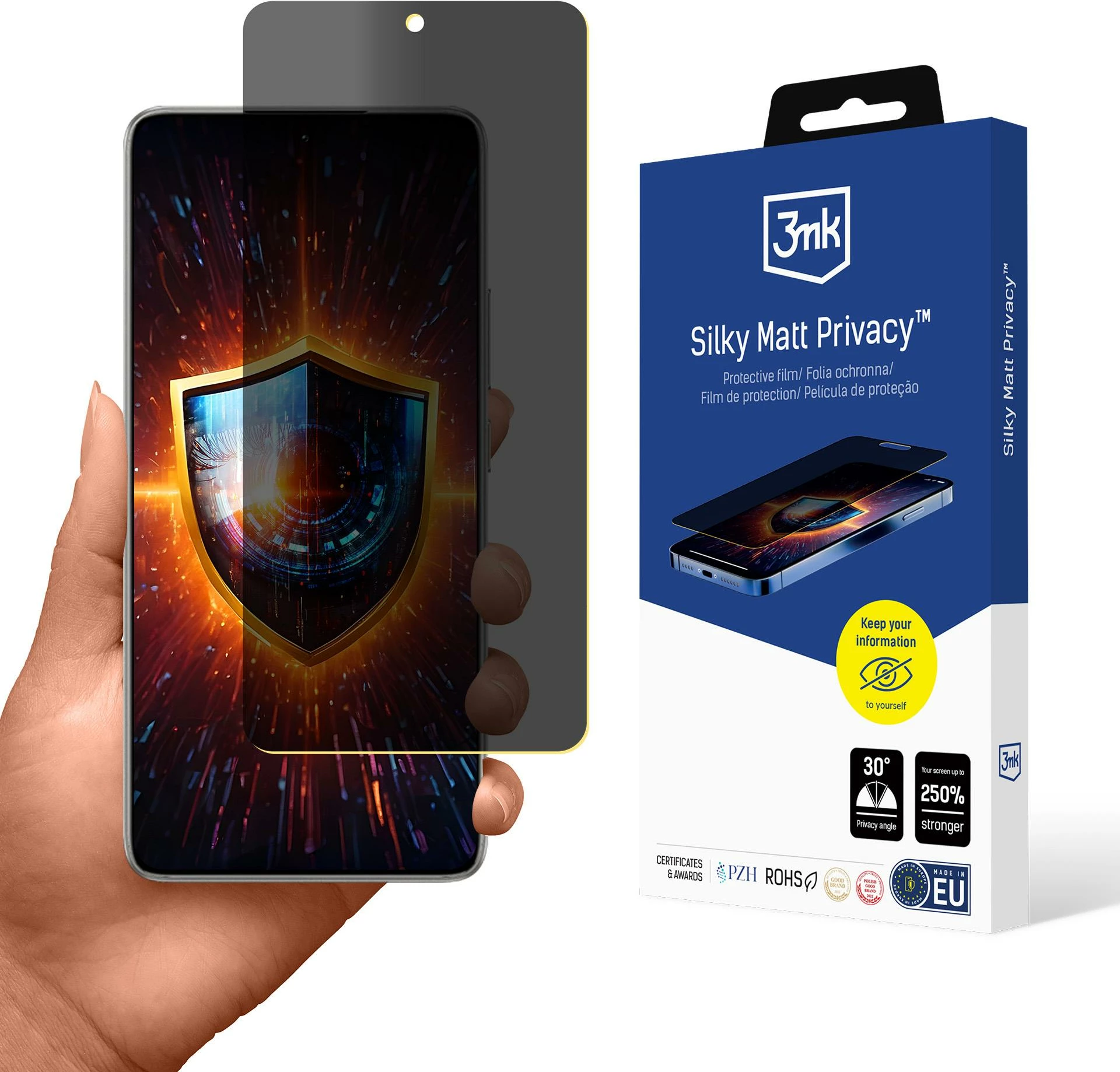 Zaščita zasebnosti Silky Matt Privacy 3mk za Xiaomi 14T Pro, mat
