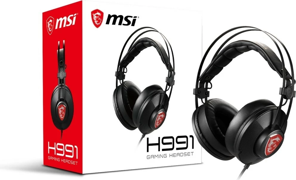 Gaming slušalke MSI S BOX, črne