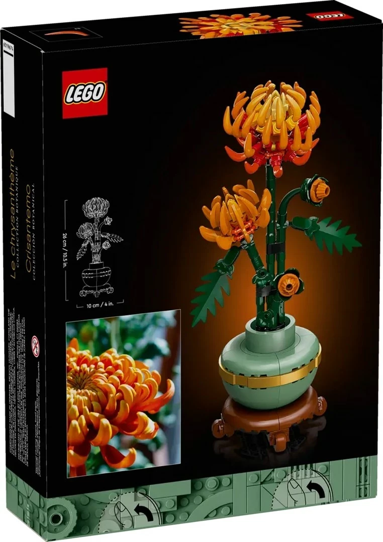Model cvetlice Chrysanthemum, LEGO ICONS 10368