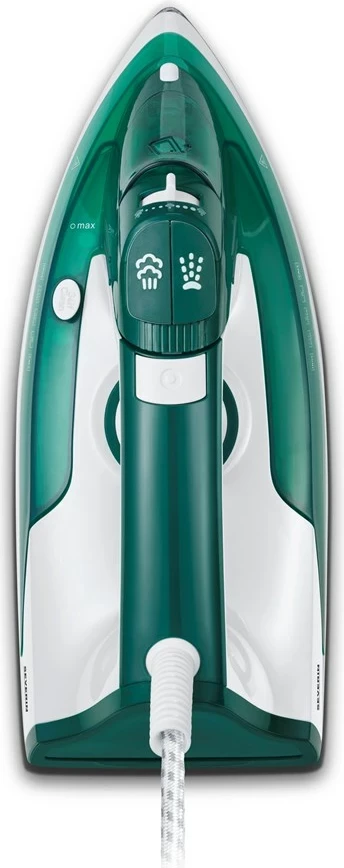 Parni likalnik s keramično podplato Severin BA 3261, 2400 W, bel/zelen Parni likalnik s keramično podplato Severin BA 3261, 2400 W, bel/zelen