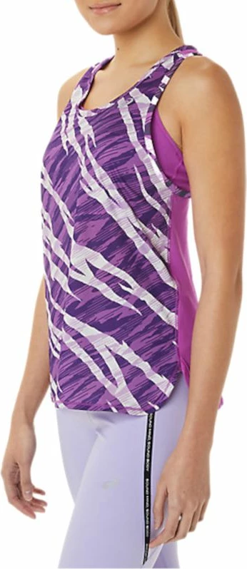 Športna majica brez rokavov Asics za ženske, Wild Camo, vijolična
