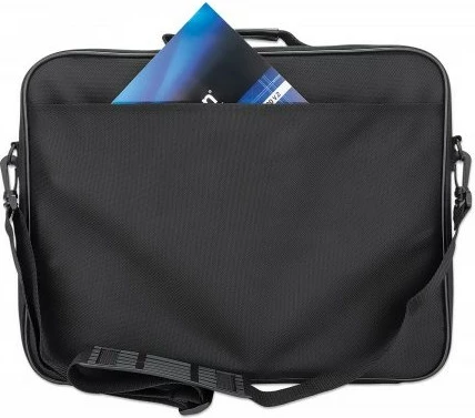 Torba za prenosnik Cambridge Clamshell 15,6 inch MANHATTAN, črna