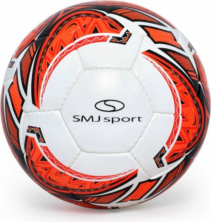 Nogometna žoga SMJ, bela in rdeča