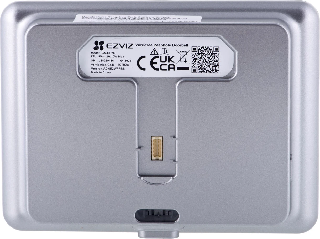 Brezžična zvonca z video nadzorom EZVIZ DP2C CS-DP2C, bela