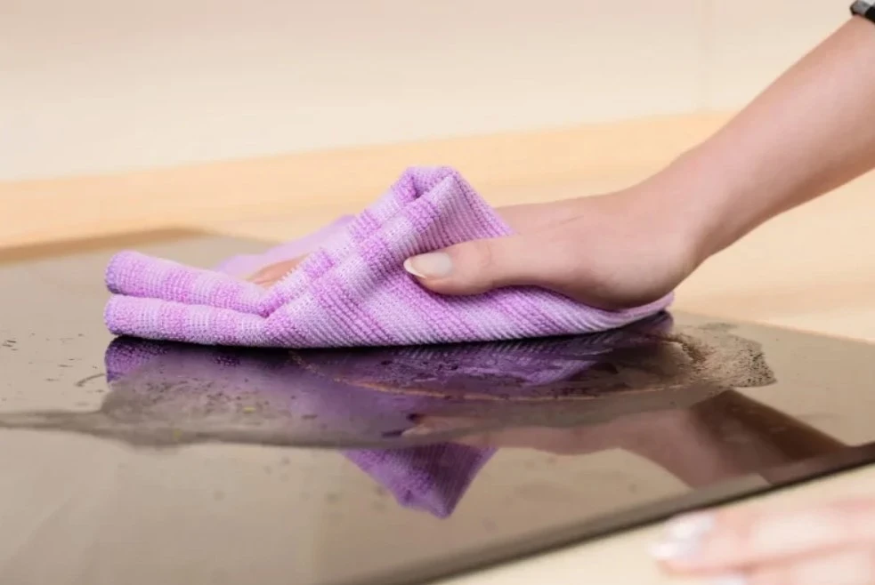 Krpa za kuhinjo Vileda 2in1, lilac