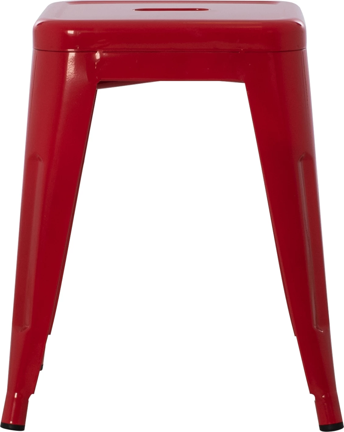 Stolček MELITA FH0096.44 kovinski v rdeči barvi 39x39x46Hcm