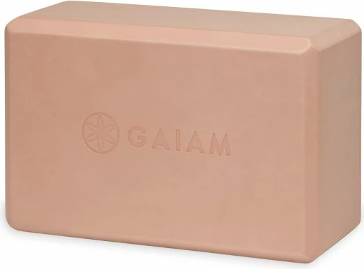 Joga blok Gaiam Cantaloupe Point 64967, rožnat
