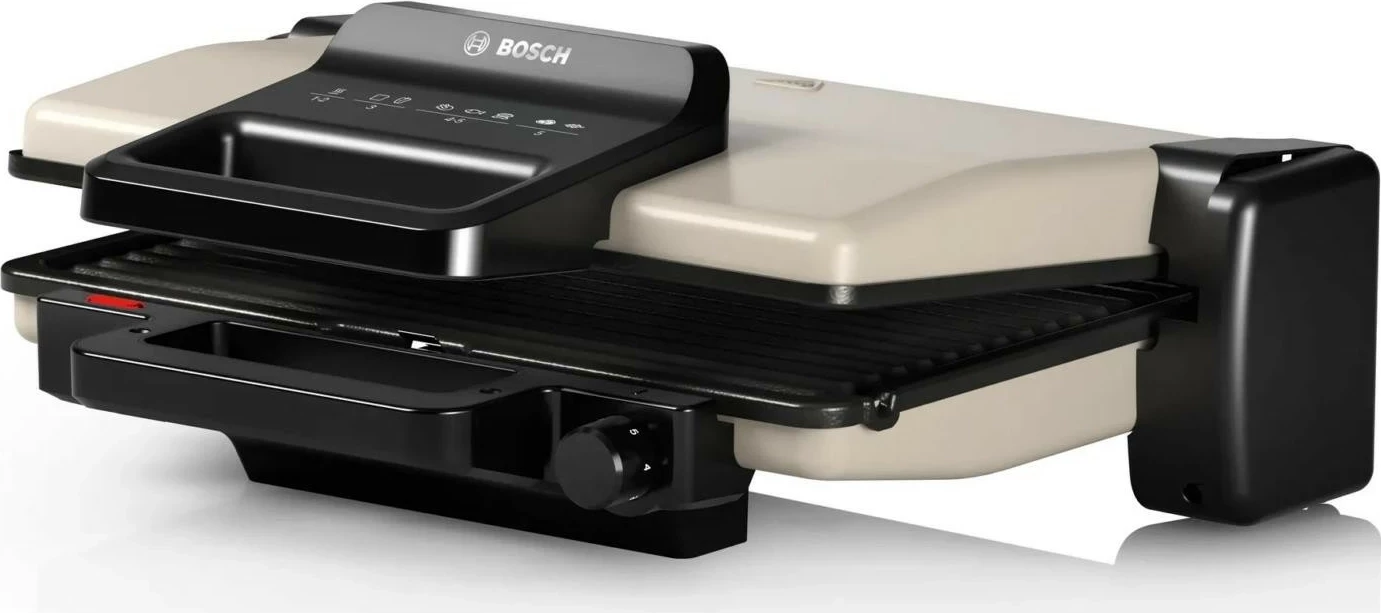 Kontaktni žar Bosch TCG3302, 2000 W, srebrn