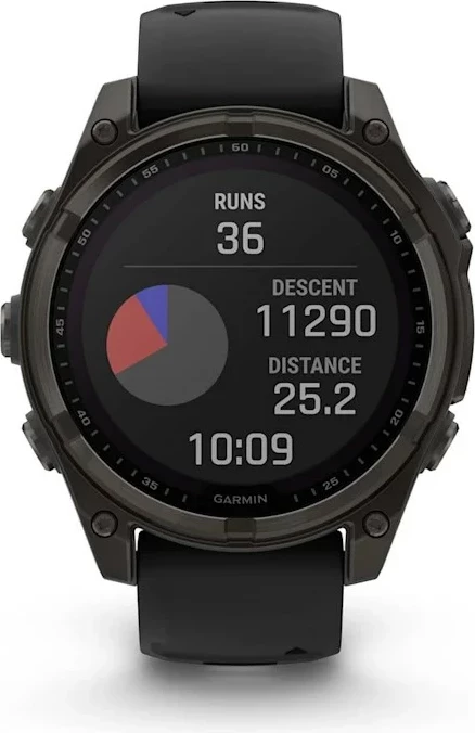 Pametna športna ura Garmin fenix 8, 51 mm, 32 GB, titan, črna