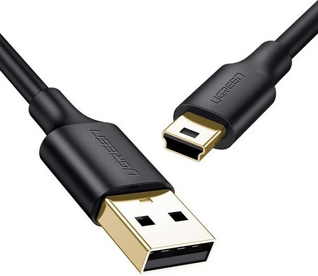 Kabffi USB na mini USB UGREEN US132, 1 m, črn