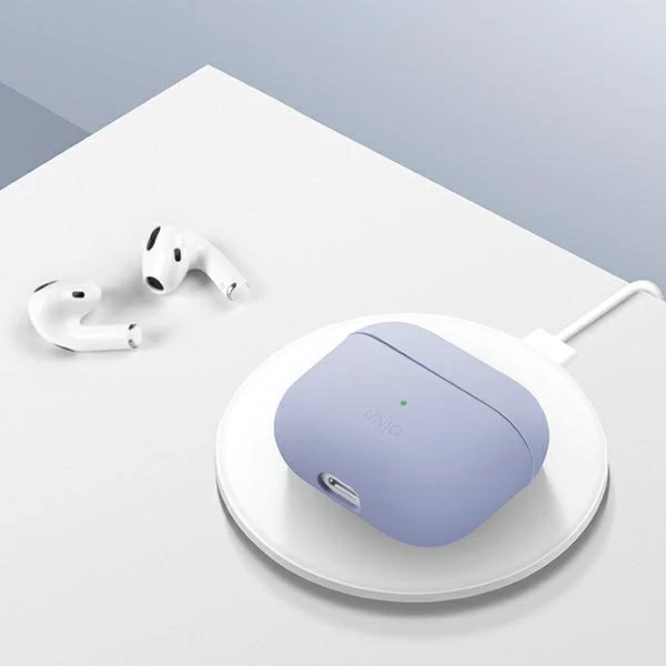 Zaščitni ovoj UNIQ Lino za AirPods 3, silikon, siv