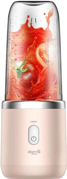 Portativni mešalnik 400 ml, 140 W, roza Deerma NU05