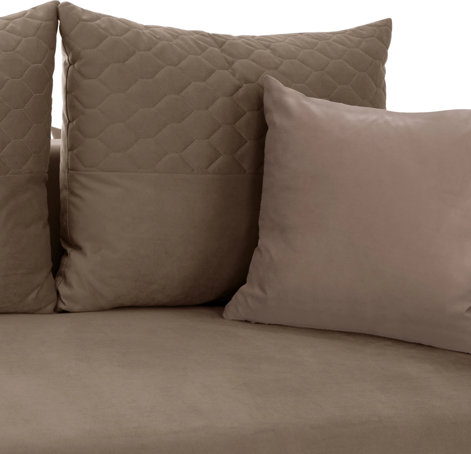 Kotna sedežna garnitura PORTOFINO, bež barva, visoke noge