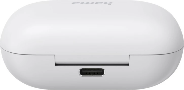 Brezžične in-ear slušalke Hama Spirit Chop II 184173, Bluetooth 5.0, IPX4, nadzor na dotik, USB-C, bele