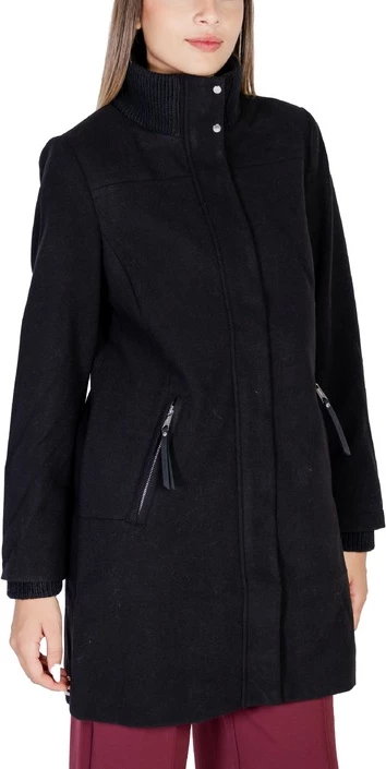 Elegantna ženska plašč Street One, črn