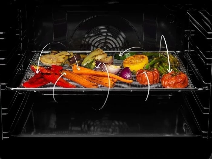 Rešetka za AirFry Electrolux E9OOAFWM iz nerjavečega jekla, za pečico, srebrna