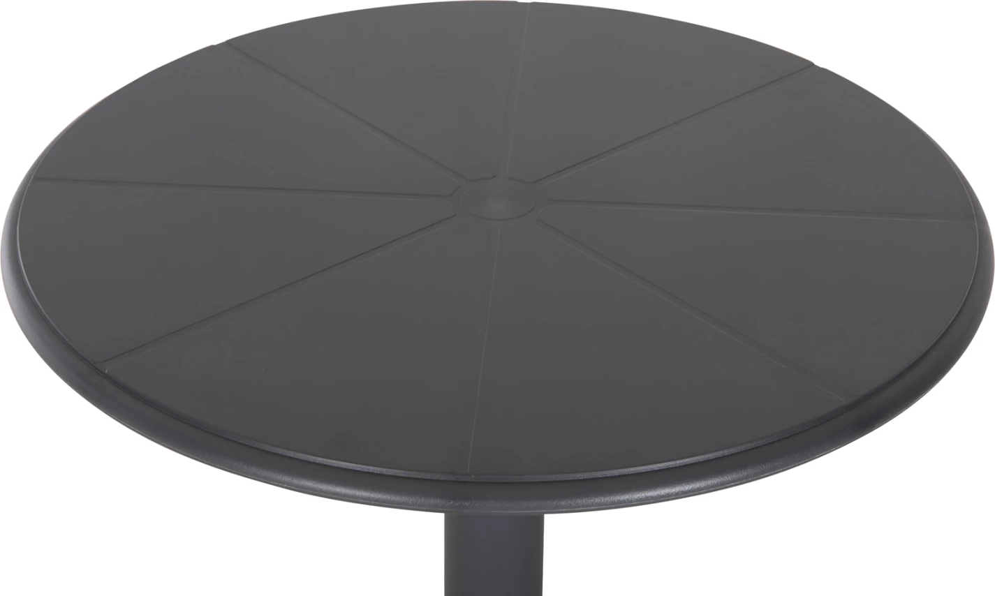 Okrogla barska miza TERRIN FH6126.20 iz polipropilena siva Φ60x106Hcm