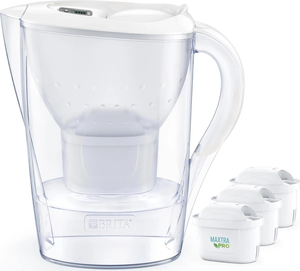 Filtrska posoda za vodo Marella BRITA +3 Maxtra Pro, PP, bela