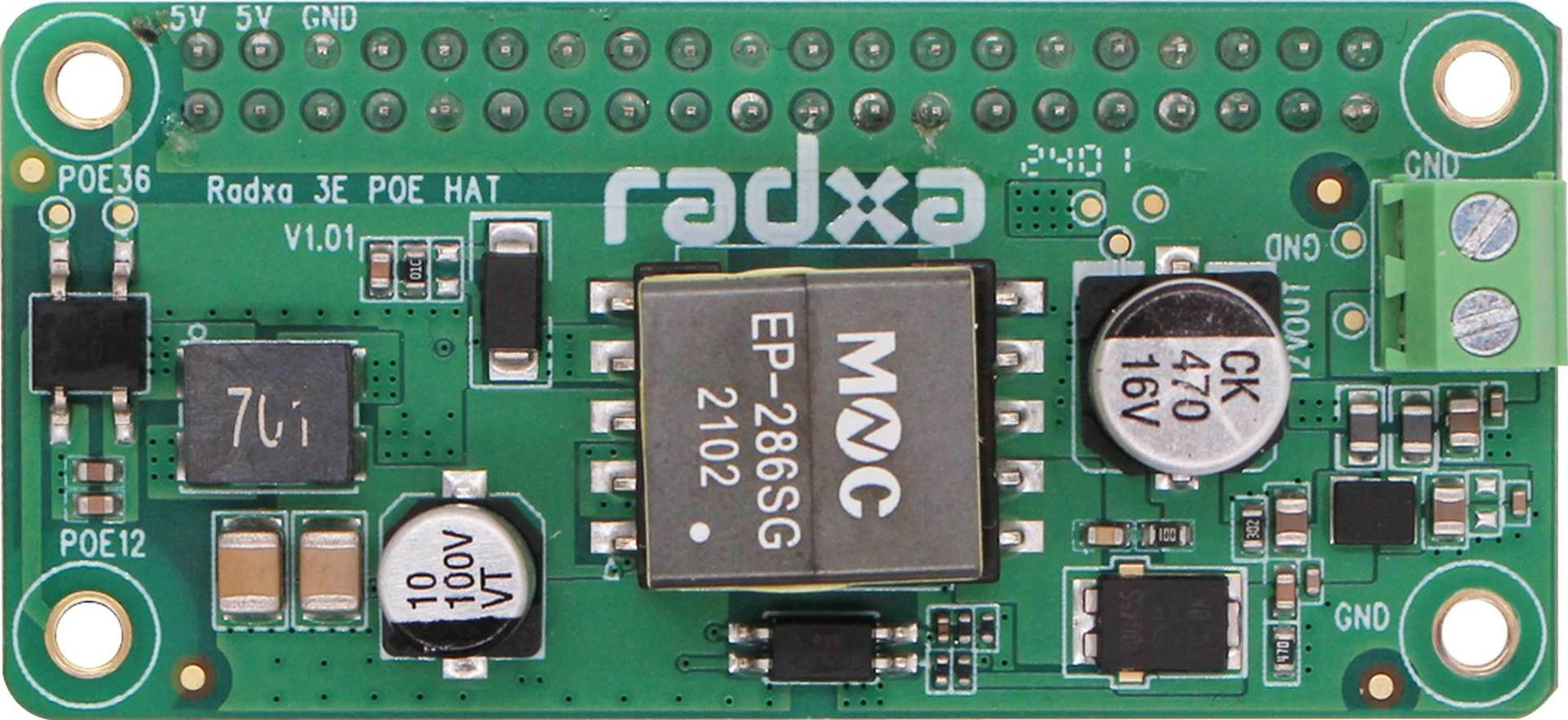 PoE HAT za RADXA Zero 3E ALLNET PoE HAT za RADXA Zero 3E ALLNET