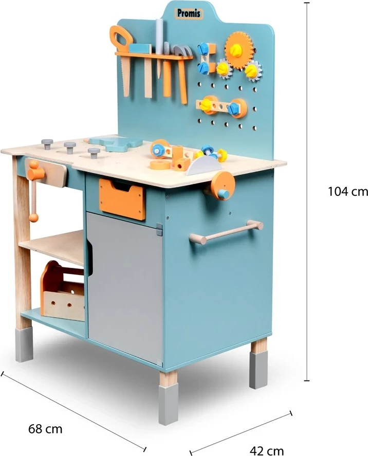 Leseni komplet orodij PROMIS WN100, večbarven