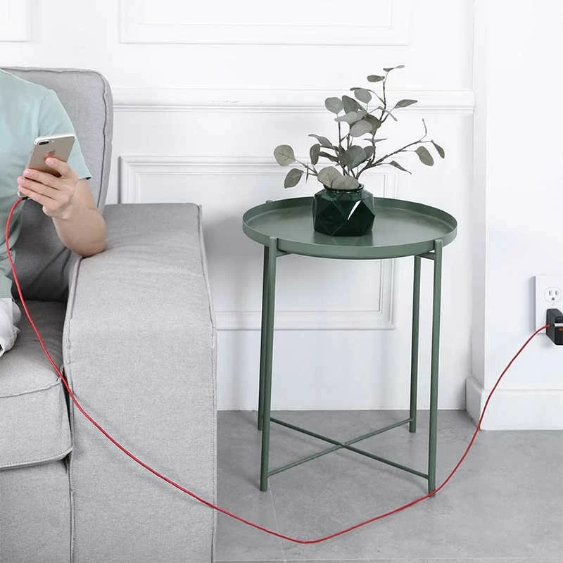 Kabel Lightning na USB-A, 2 m, z vtičem pod kotom 90°, rdeč AUKEY CB-AL01 Red OEM