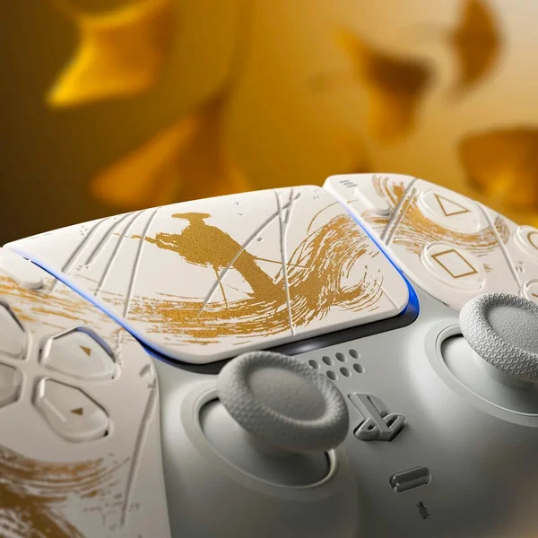 Igralna konzola PlayStation 5 Sony Ghost of Yotei Gold omejena izdaja Slim 1 TB, bela