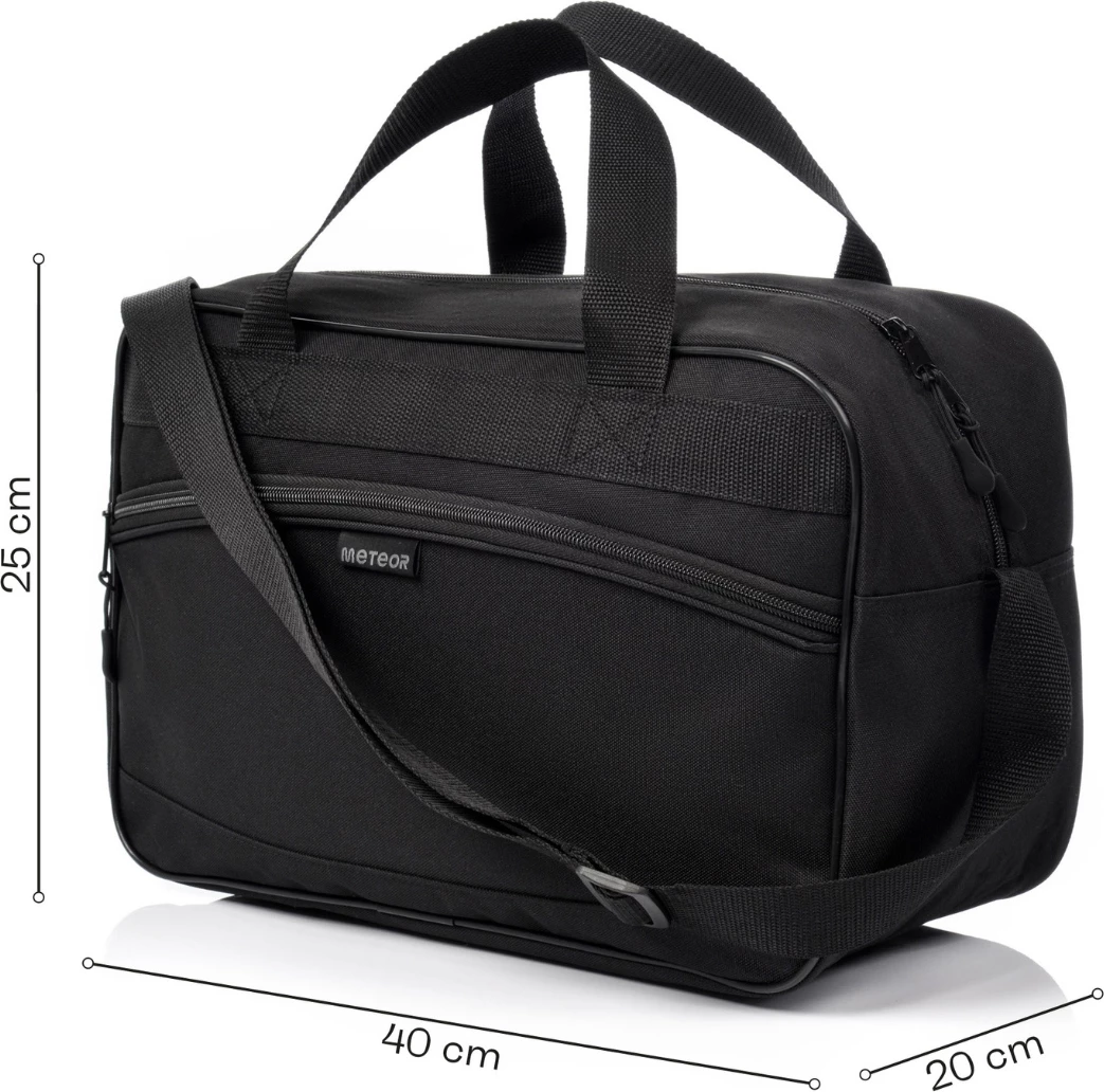 Športna torba unisex Meteor, črna