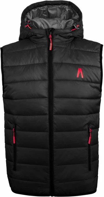 Toplejši brezrokavnik Alpinus Athos za moške, črn