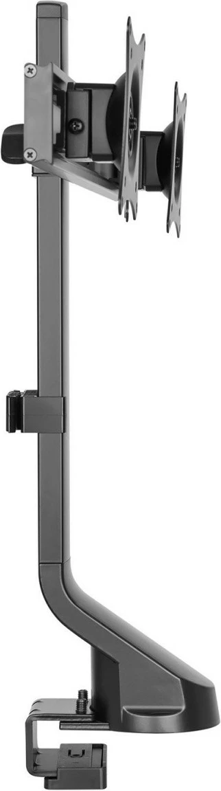 Nosilec za dva monitorja Maclean MC-854, kovina, črn