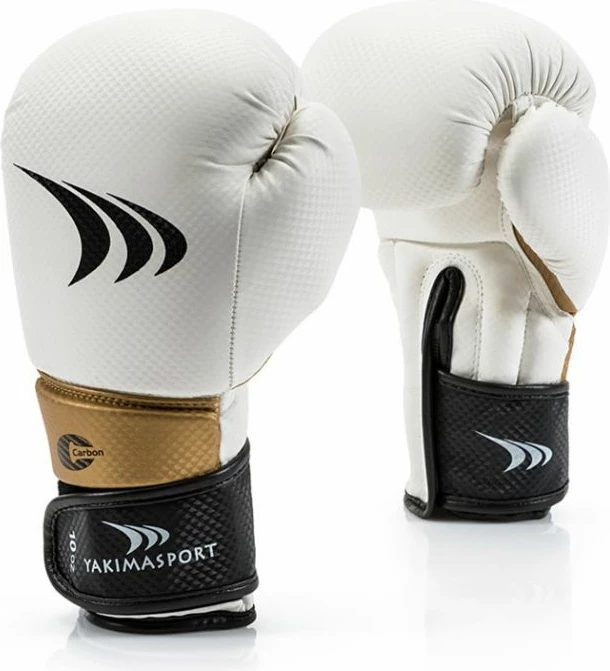 Boksarske rokavice LION Yakimasport, bele, unisex