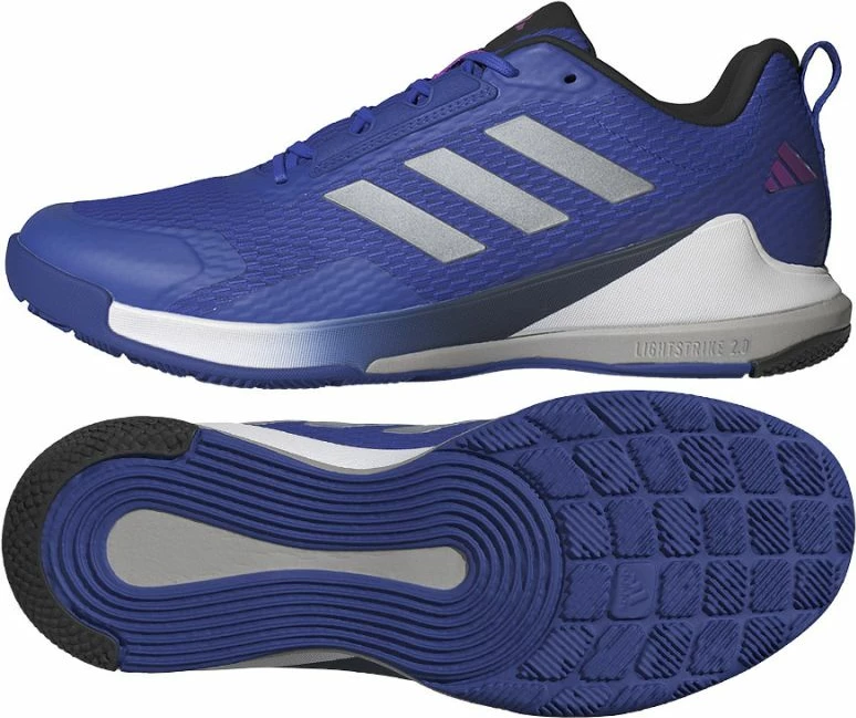 Moške superge za notranje igre adidas Novaflight 2 M, modre