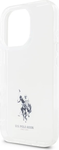 Ovitek za telefon iPhone 15 Pro Max 6,7", U.S. Polo Assn. USHCP15XUSMT, prozoren