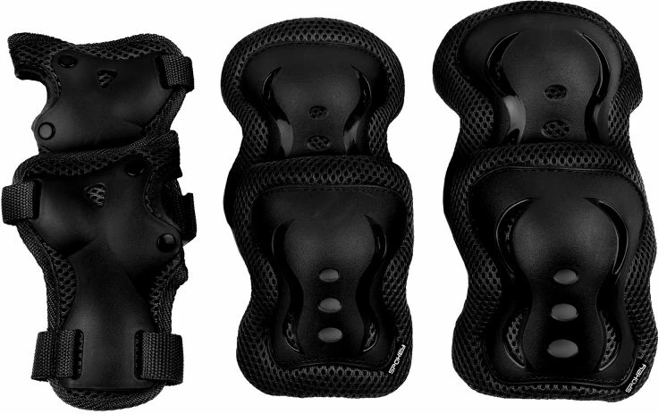 Zaščitni set za otroke Spokey, črn