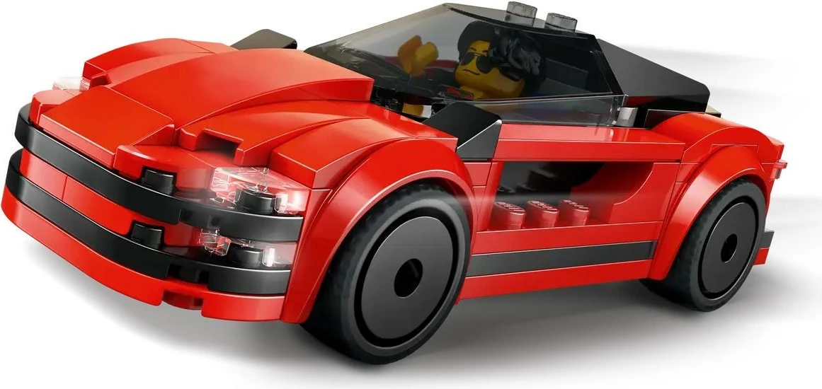 Set rdeč športni avtomobil, LEGO City 60448, 109 delov