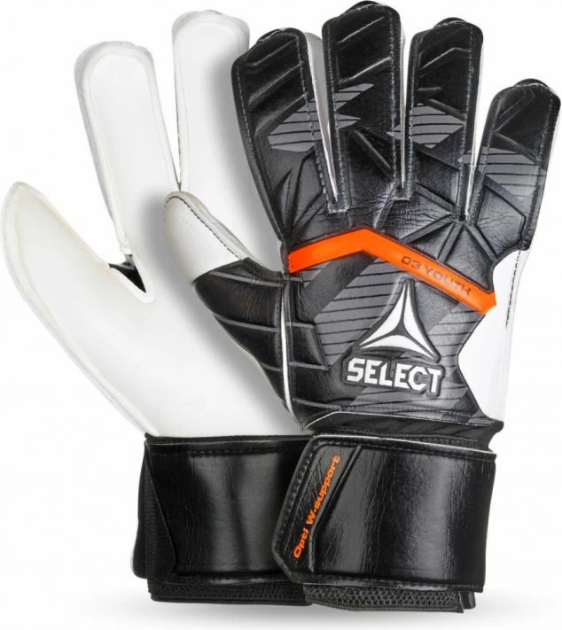 Rokavice za vratarja za otroke Select, bele in črne