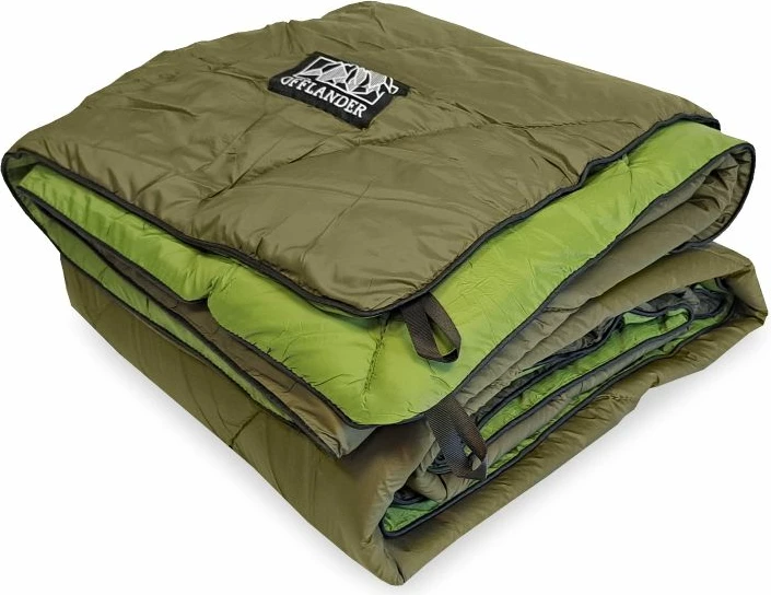 Šotorna odeja za kampiranje, Offlander, 200 x 140 cm, zelena