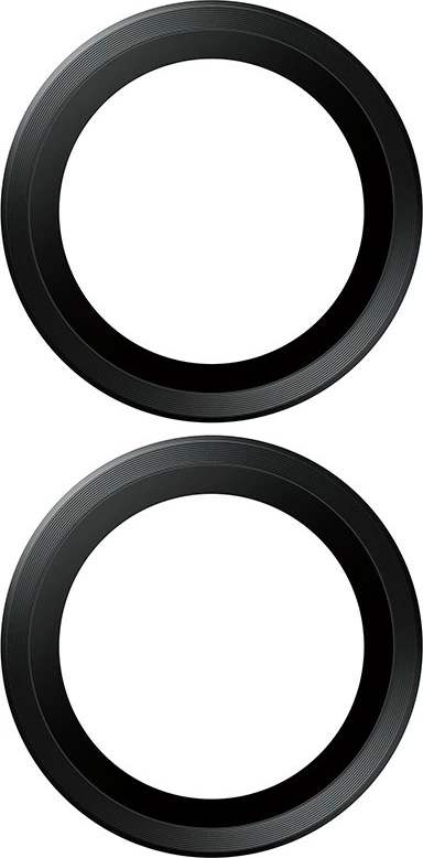Zaščita za lečo kamere za iPhone 17/16/16 Plus PanzerGlass Hoops, črna