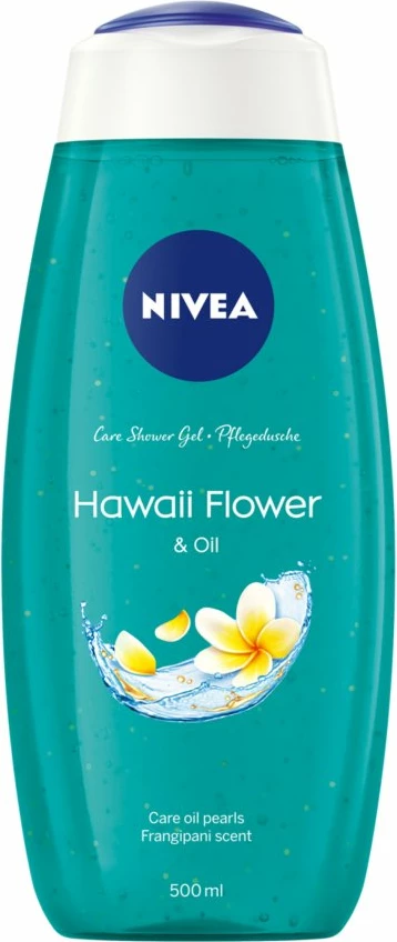 Gel za prhanje Hawaii Flower & Oil Care, Nivea, 500 ml
