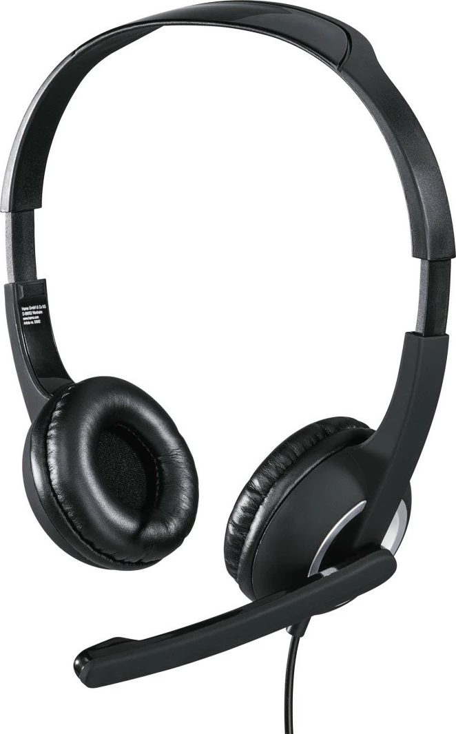 Stereo slušalke Hama HS-P150 z mikrofonom, 3,5 mm, črne