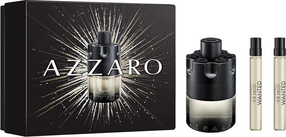 Eau de Toilette za moške The Most Wanted Intense Azzaro, 100 ml + 2 x 10 ml