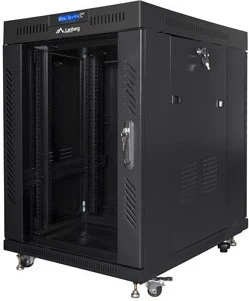 Rack ohišje LANBERG FF01-6815-12BL, 15U, 600x800x898, črno