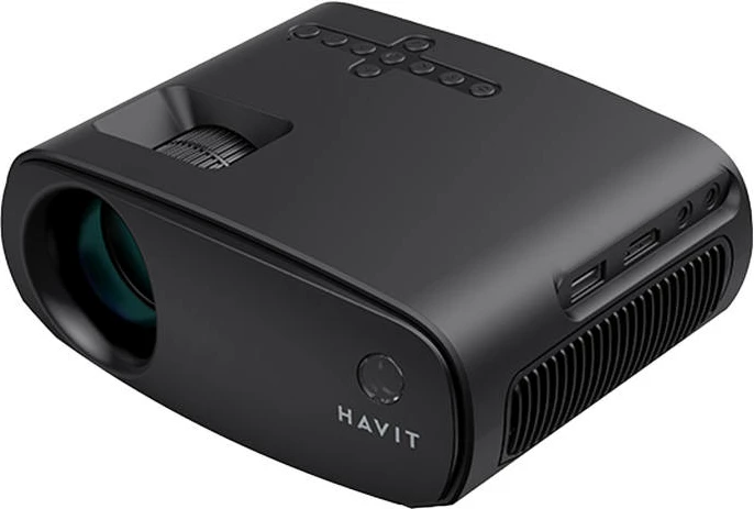 Brezžični projektor Havit PJ207, 1280x720p, Wi‑Fi, siv