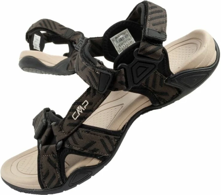 Sandali za moške, črno-khaki CMP Hamal
