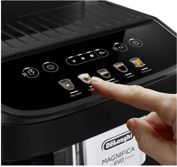 Avtomatski kavni aparat z mlekom DeLonghi Magnifica Evo ECAM 290.61.B, črn
