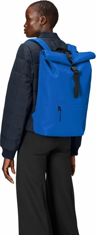Nahrbtnik Rains Rolltop Waves W3, unisex, moder