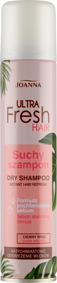 Suhi šampon za ženske za rjave lase, Joanna Ultra Fresh, 200 ml