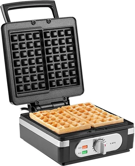 Gofrnik 1400 W, črn, Lafe WaffleMaster