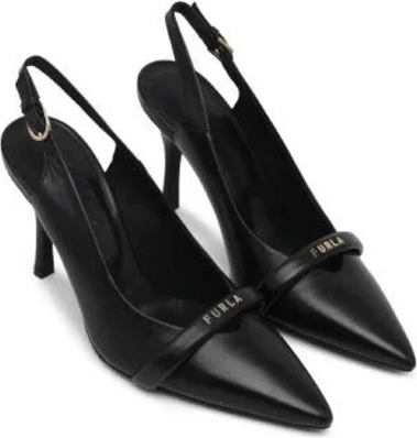 Čevlji Furla za ženske, črni