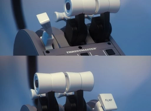 Joystick za simulacijo letenja Thrustmaster TCA Quadrant Boeing Edition, za PC/Xbox, črn